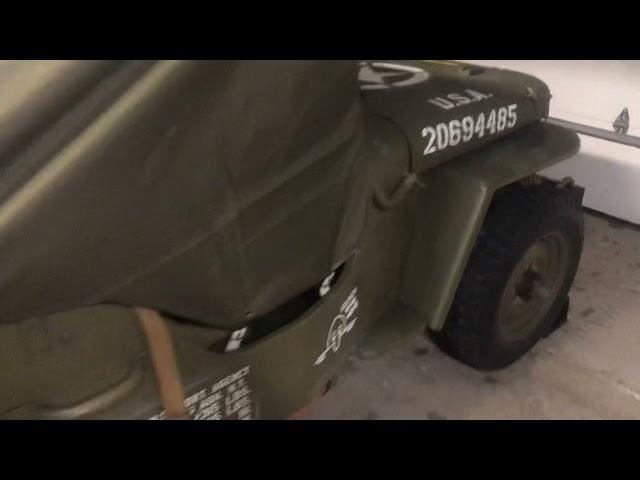 French Army Jeep rain cover for G503 Jeep