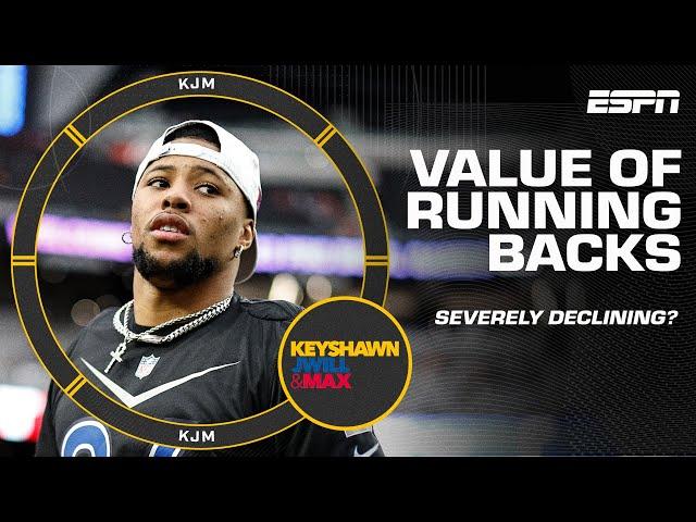 Has the value of NFL RBs severely declined? Keyshawn, JWill and Max discuss 
