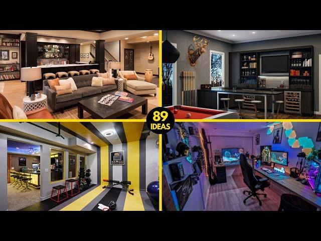 89 Cool Basement Man Cave Ideas in 2024 from Home Theaters to Gaming Rooms