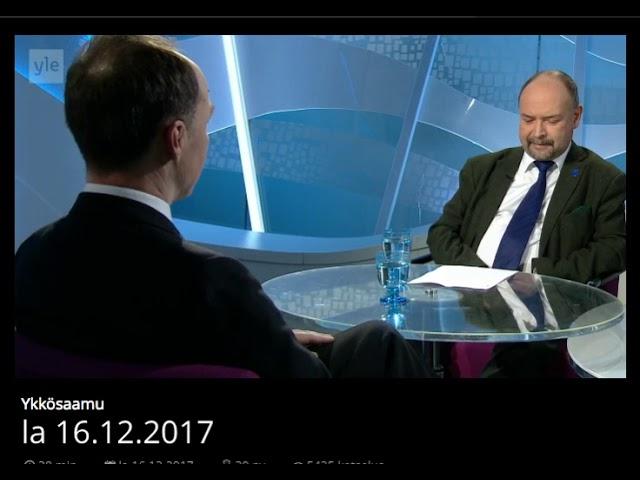 Ylen Ykkösaamussa 16.12. Jussi Halla-aho