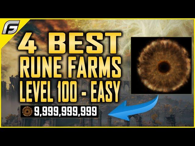 Elden Ring BEST RUNE FARMS - Easy Level 100 in 1 Hour - 4 New Rune Farms 2024 (Exploit)