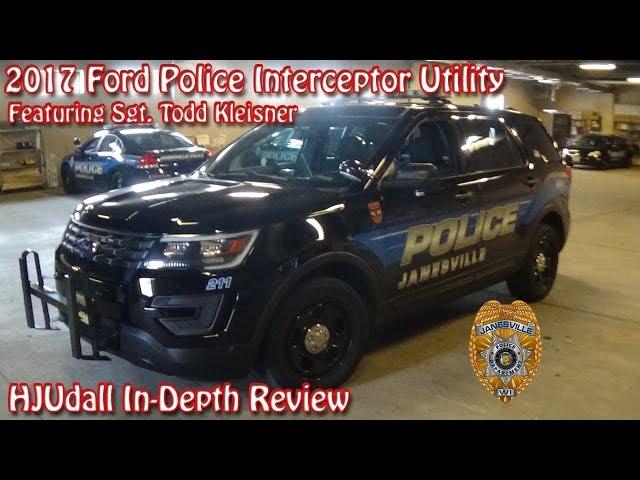 2017 Ford Police Interceptor Utility -  HJUdall In-Depth Review (ft. Sgt. Todd Kleisner)