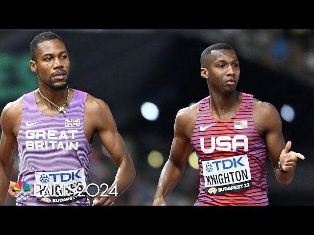 Sprint phenom Erriyon Knighton coolly clinches 200m finals berth at Worlds | NBC Sports