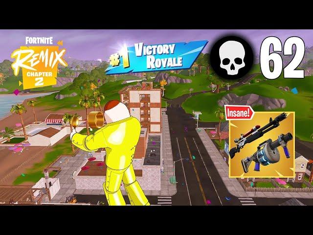 62 Elimination Solo Vs Squads Wins Gameplay (Fortnite Chapter 2 Remix PS4 Controller)