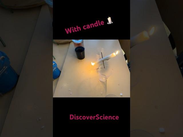 A series of experiments using a candle... #chemistry #discoverscience #sciences #candle