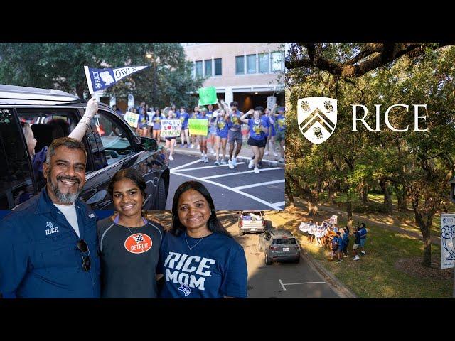 'The start of a new chapter': Rice Class of 2028 greeted with open arms at move-in day