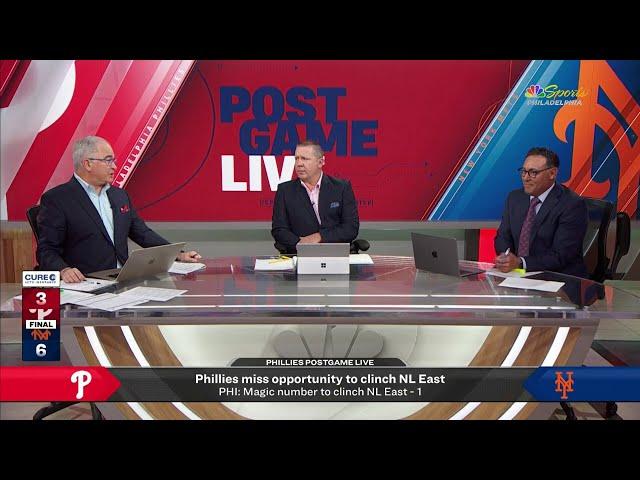 Phillies miss opportunity to clinch NL East | Phillies Postgame Live