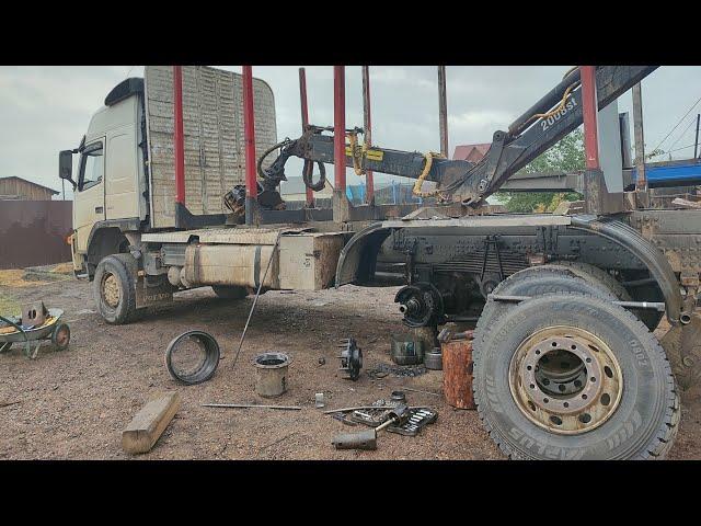 Развалился ступичный подшипник VOLVO.