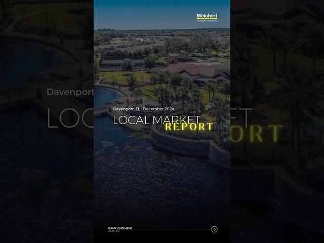 Local Market Report - Davenport, FL #localmarket #report #davenportfl #kissimmerealtor #realestate