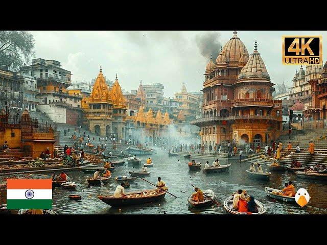 Varanasi, India One of Holiest Cities in the World (4K UHD)