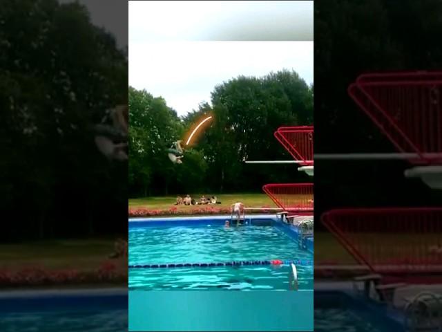 stall front flip  from the diving board #freerun #flips #parkour #shorts