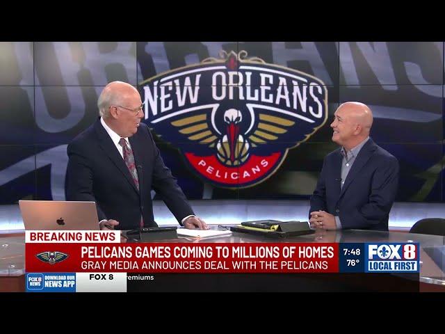 Pelicans Announcement Chat with FOX 8 Vice President & General Manager Mikel Schaefer