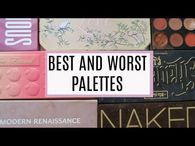 TOP 5 BEST & WORST EYESHADOW PALETTES! | DramaticMAC