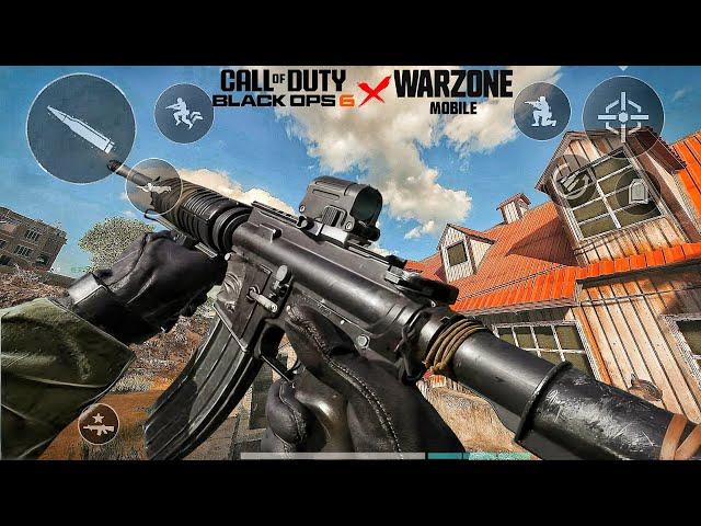 WARZONE MOBILE BO6 UPDATE GAMEPLAY ON SNAPDRAGON 8 GEN 1