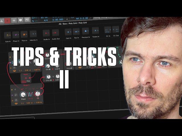 Bitwig TIPS & TRICKS 2 -  You need to know this