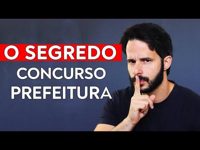 A Tática que eu utilizei para ser APROVADO no Concursos de Prefeitura