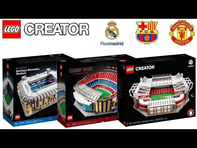 All LEGO Football Stadiums 2020-2022 Compilation/Collection Speed Build