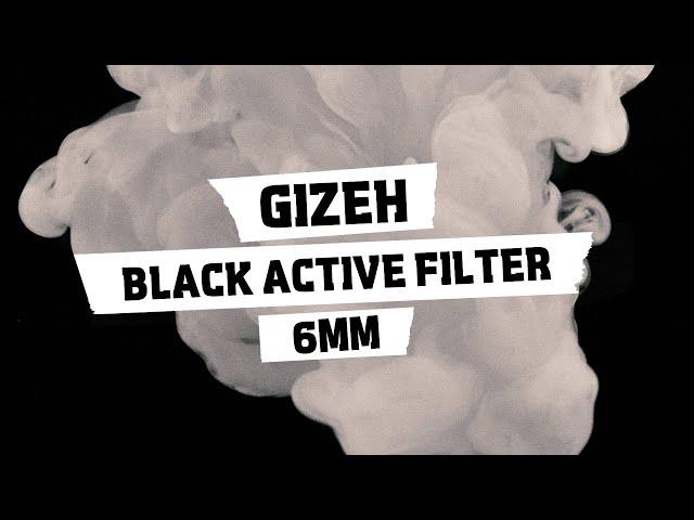 GIZEH BLACK® Active Filter 6mm | Mit Aktivkohle aus Kokosnussschalen