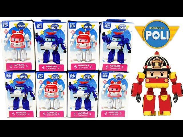 РОБОКАР ПОЛИ 2018 СВИТ БОКС! Игрушки, новая серия, машинки, мультик Robocar Poli Sweet Box Surprise