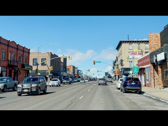 Driving around Laramie, Wyoming