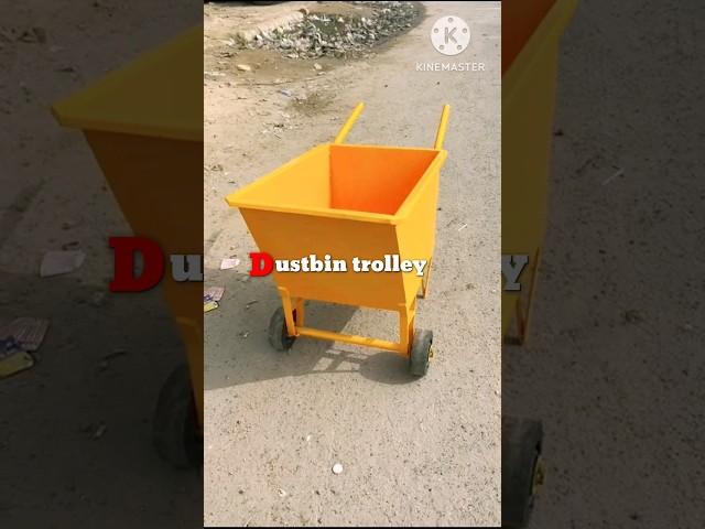 Discover the Secret of Dust Bin Trolley || waste bin trolley ||#bintrolley