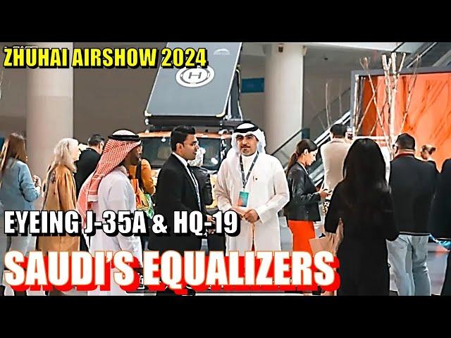 Saudi Seeks Equalizers at Zhuhai 2024: J-35A Stealth Fighter & HQ-19 Missile Defense vs Israel