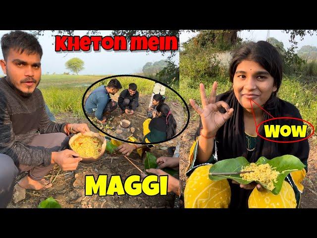 Kheton mein Maggi  | kaand ho gaya | #vlog - 04 #dheerajkevlogs