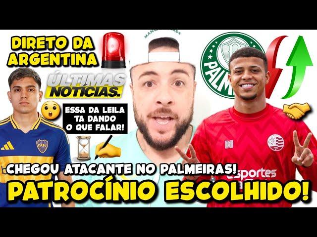 NOVO PATROCINADOR MÁSTER FOI ESCOLHIDO NO PALMEIRAS! ATACANTE CHEGOU E OUTRO NA MIRA? MUDANÇAS; E+