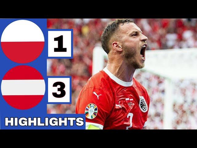 Poland vs Austria (1-3) All GOALS & Extended HIGHLIGHTS | EURO 2024