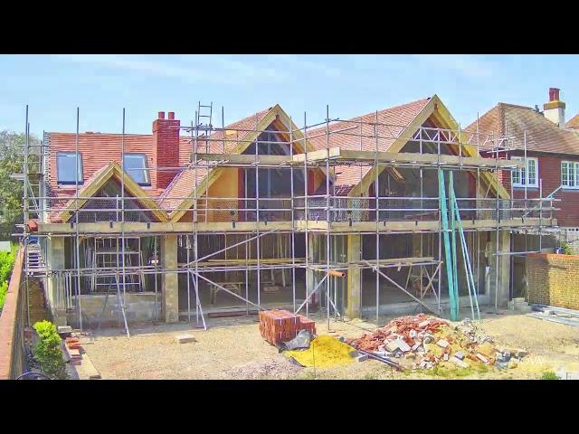 Contemporary House Build, Folkestone - 1.5 years in 6 mins