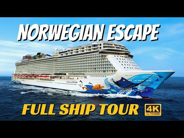 Norwegian Escape | Full Ship Walkthrough Tour & Review 4K | All Public Spaces