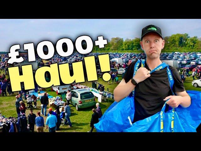 £1000+ Car Boot Sale HAUL To Make Money On eBay!