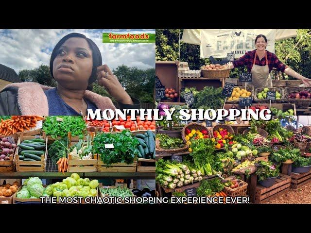 Monthly Grocery Haul | A Very Chaotic Shopping Experience | Family Of 4| Farmer's Market | Tola Lusi