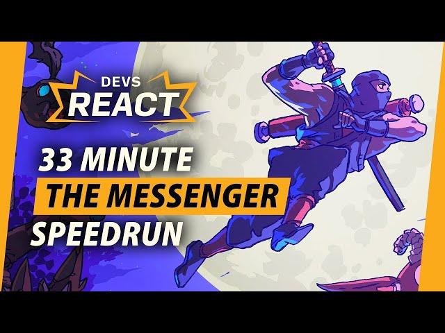 The Messenger Developers React to 33 Minute Speedrun