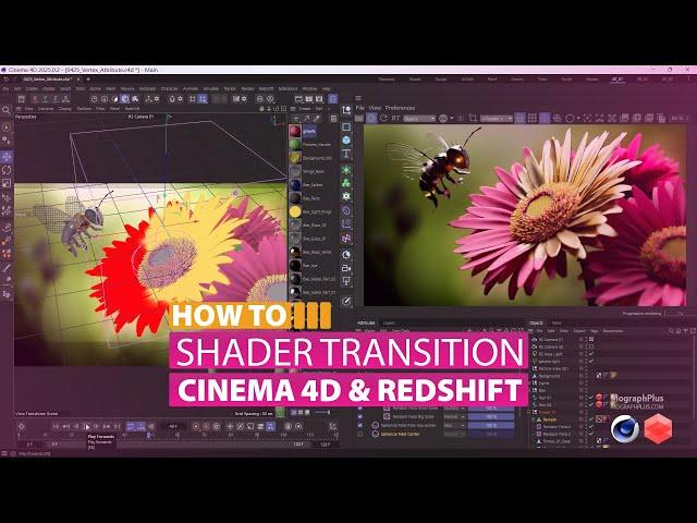 Smooth Material Transitions in Cinema 4D & Redshift