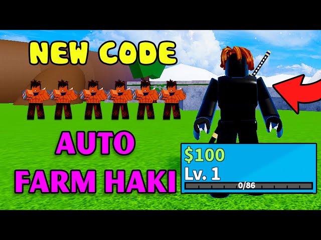 Auto Farm Full AURA/ HAKI in 3 Minutes Fastest - New CODE Blox Fruits