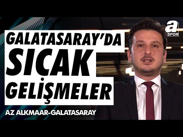 Galatasaray'ın AZ Alkmaar Karşısındaki Muhtemel İlk 11'ini Emre Kaplan Açıkladı / A Spor