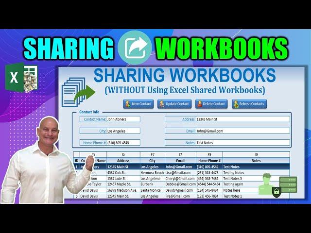 How to Create a MULTI-USER, macro enabled,  Excel Workbook WITHOUT Using 'Share Workbook'