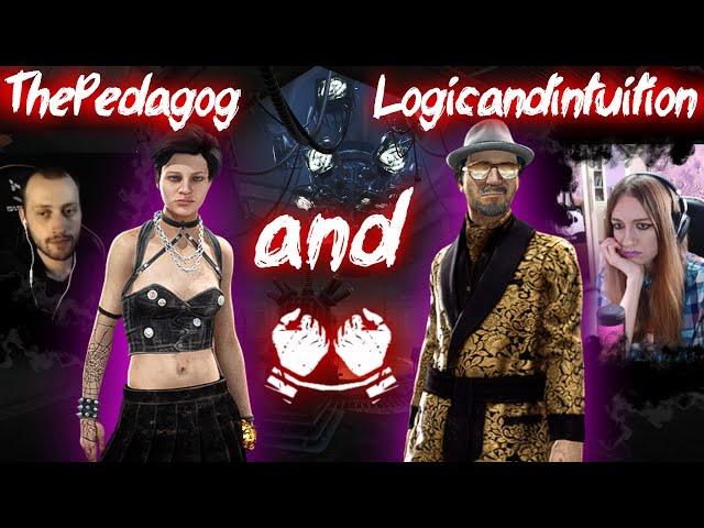 Игры со стримерами ДбД, ThePedagog и Logicandintuition раунд 2 Dead by Daylight