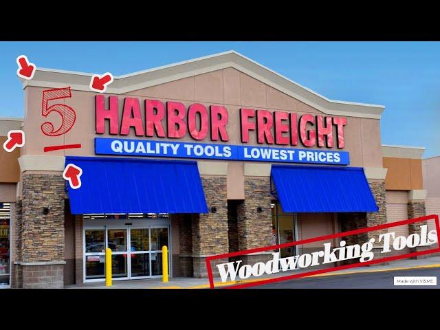 5 Great Harbor Freight Woodworking Tools! Budget Woodworking