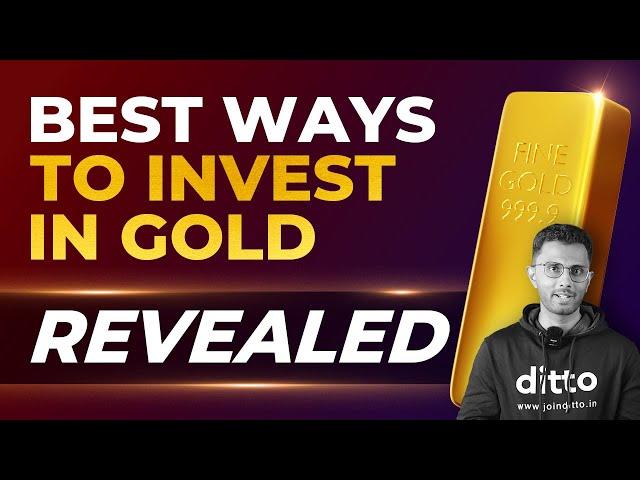 BEST WAY TO INVEST IN GOLD in 2023 | Gold vs Digital Gold vs SGB vs ETF