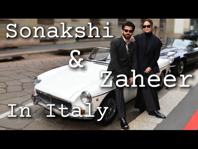 Sonakshi and Zaheer in Italy! Travel vlog #2 straight from Milan ️