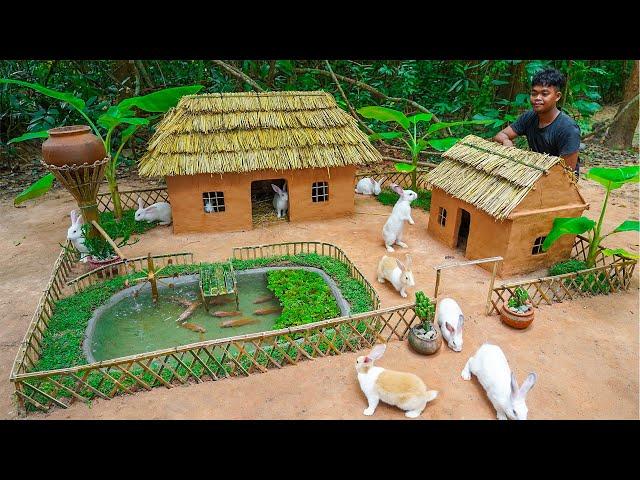 Rescue Rabbit Build Country House And Fish Pond