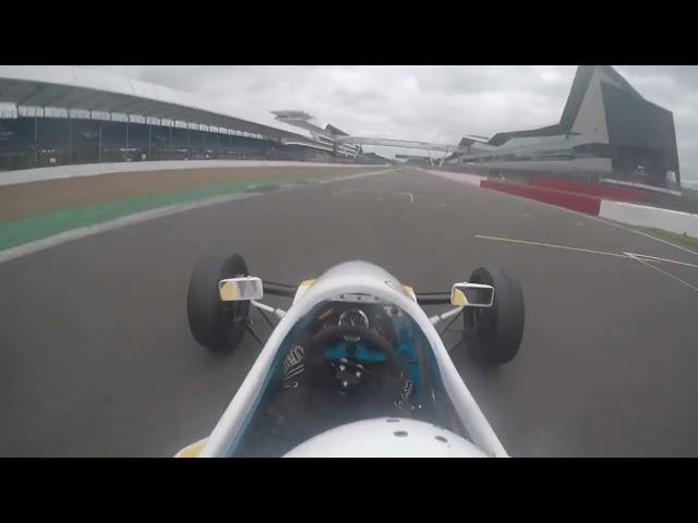 Monoposto Championship Round 7.  Silverstone Race 2.  Mono 1600 on board.