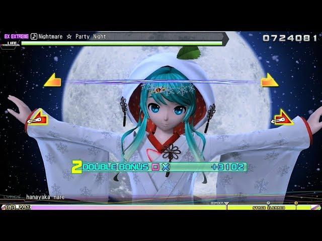 NightmareParty Night (Ex Extreme) Perfect | Hatsune Miku Project Diva Future Tone~