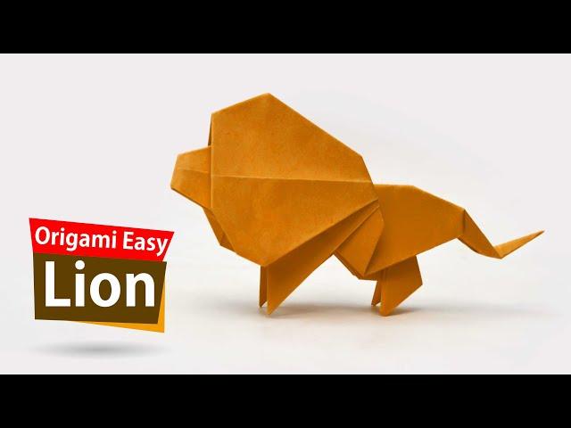 How to make an Origami Lion