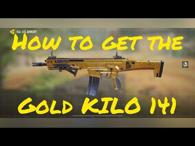 How to get the GOLD KILO 141 in CoD Mobile FAST