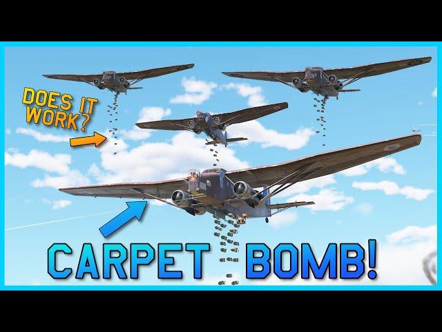 Carpet Bombing the ENTIRE Map with Bombers - F222.2 in War Thunder