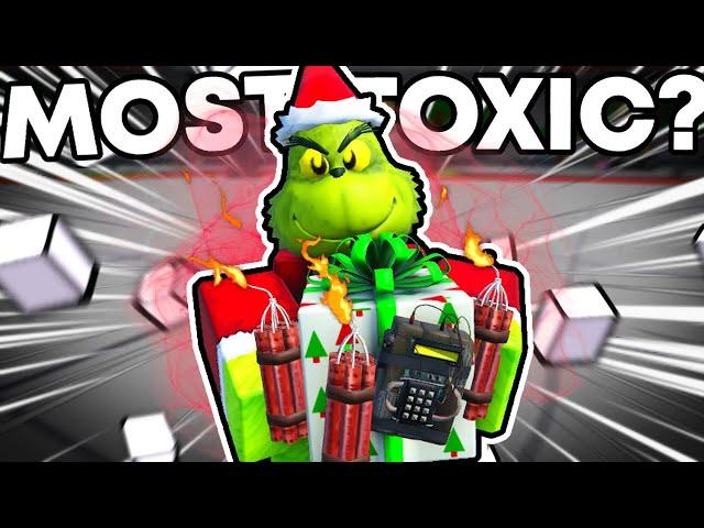 VOICE TROLLING as GRINCH In Heroes Battlegrounds ROBLOX