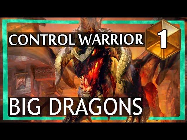 Hearthstone Control Warrior with big dragons  #1